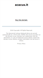 Mobile Screenshot of acacus.it