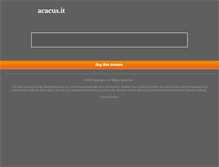 Tablet Screenshot of acacus.it